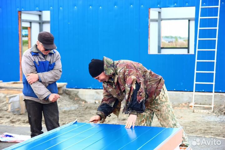Сэндвич панели для быстровозводимых зданий