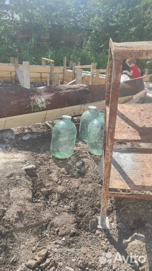 Бутыль стеклянная