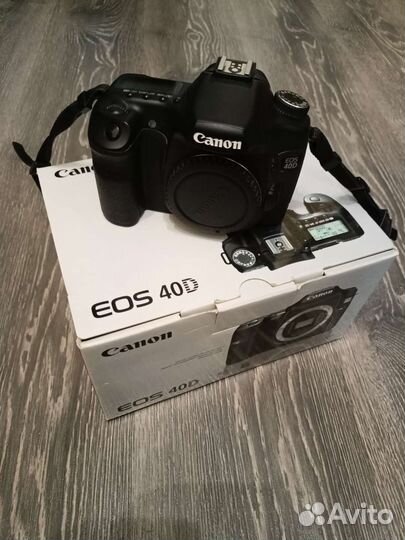 Зеркальный фотоаппарат canon 40d body б/у