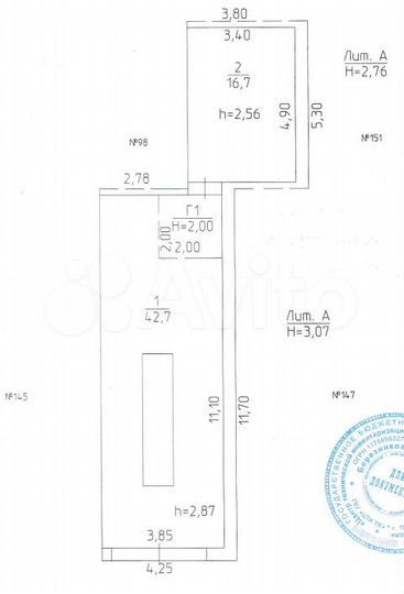 Гараж, > 30 м²