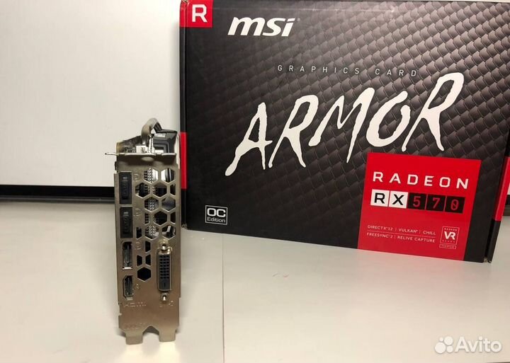 Msi armor Rx 570 8gb