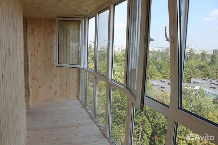 Остекление балкона террасы веранды