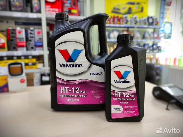 Антифриз розовый готовый HT-12 Pink Valvoline 1 л