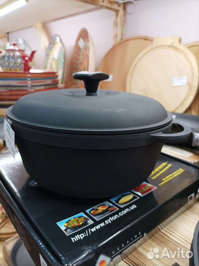 Кастрюля чугун 3л