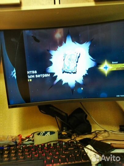 Монитор samsung 27 изогнутый(надо менять матрицу)