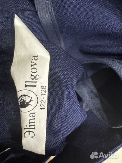 Школьный сарафан с кружевом