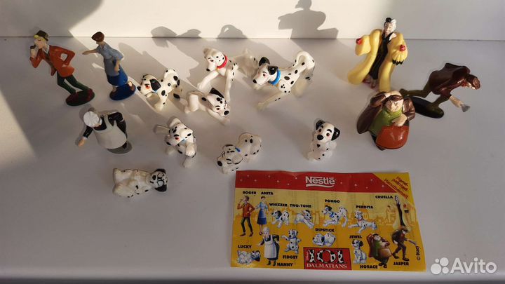 Полная серия 101 долматинец Нестле
