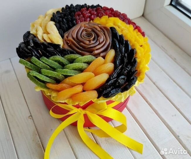 Букеты, корзины из сухофруктов и орехов Самара