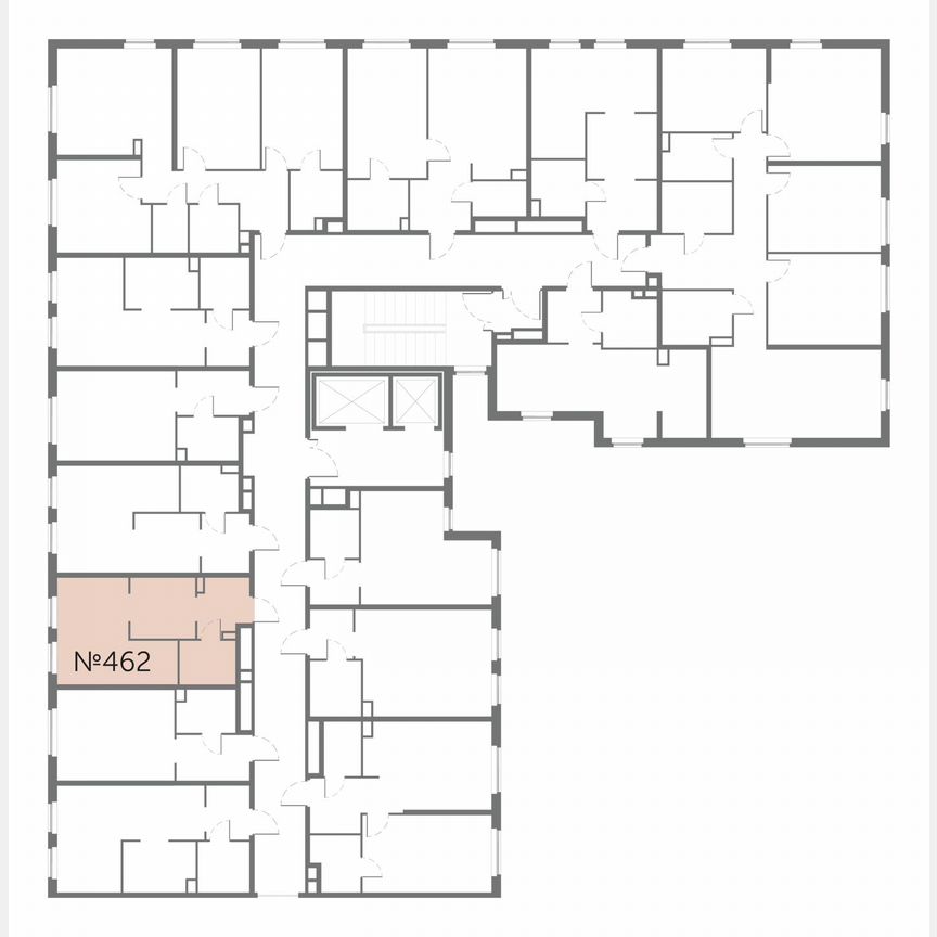Апартаменты-студия, 26,3 м², 16/17 эт.
