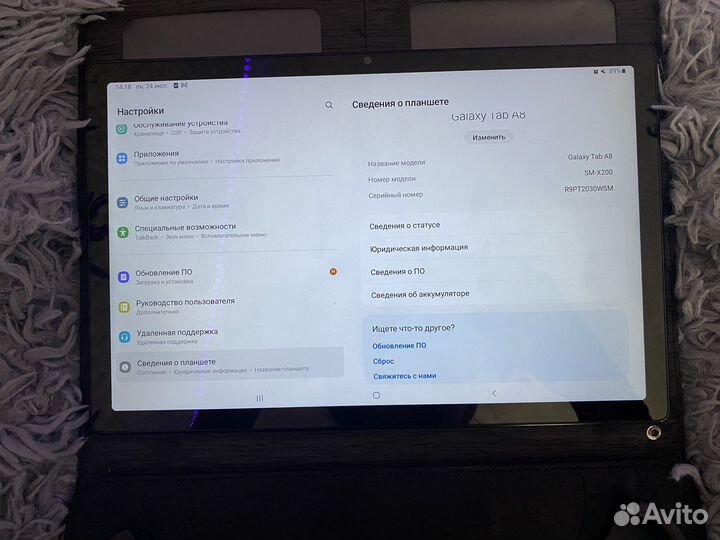 Планшет samsung galaxy tab a8