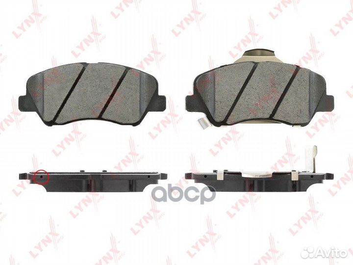 Колодки тормозные дисковые (с отверстиями для п