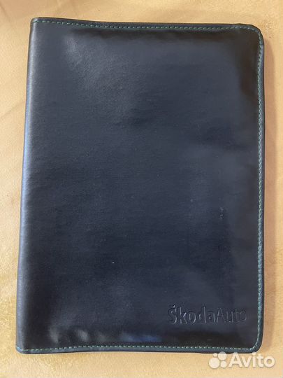 Папка кожаная Skoda