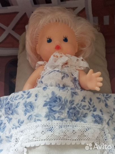 Новая кукла Светлана Кругозор СССР. Этикетка. 20см