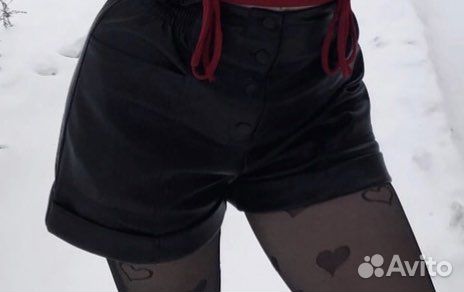 Кожаные шорты