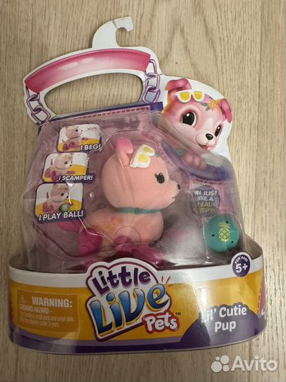 Робот Moose Little Live Pets Щенок с мячиком