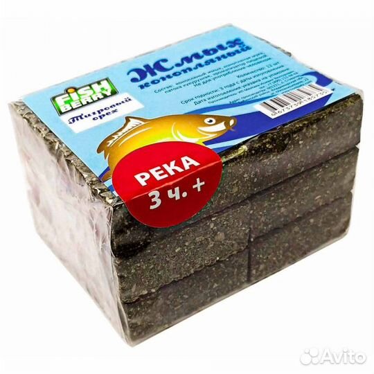 Жмых конопляный Макуха fishberry Тигровый орех 12ш