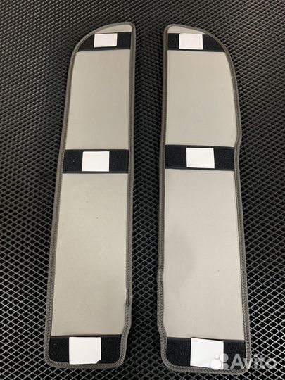 Эва коврики мерседес вито 638 передние с порогами