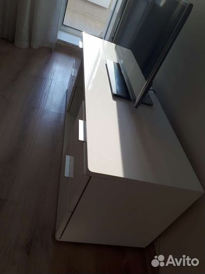 Тумба Diamond белый глянец