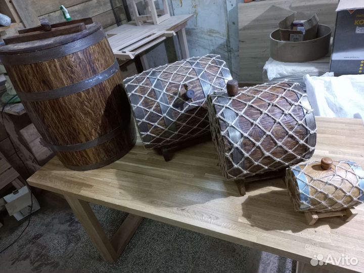 Бочка дубовая