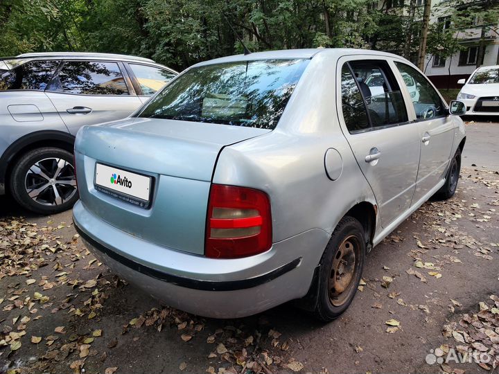 Skoda Fabia 1.4 МТ, 2002, 137 887 км