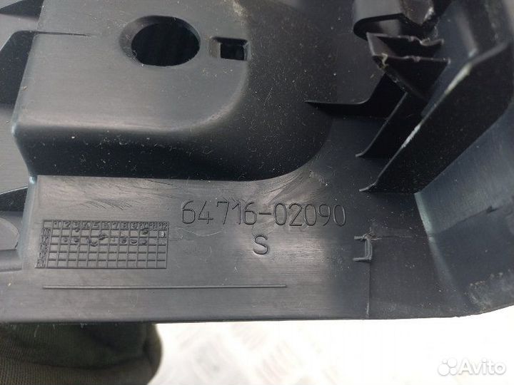 Обшивка задней панели Toyota Auris 1 E15 1.6 1ZR