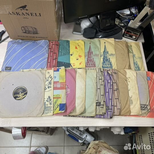 Грампластинки пластинки патефонные 21 шт СССР л203