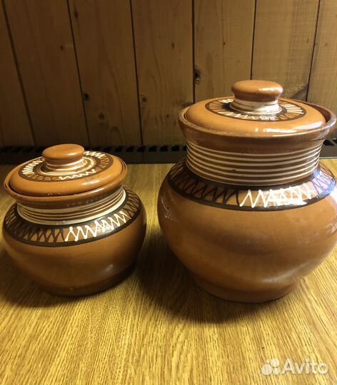 Горшок глинянный для запекания СССР