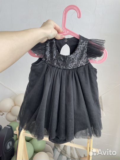 Черное платье - боди