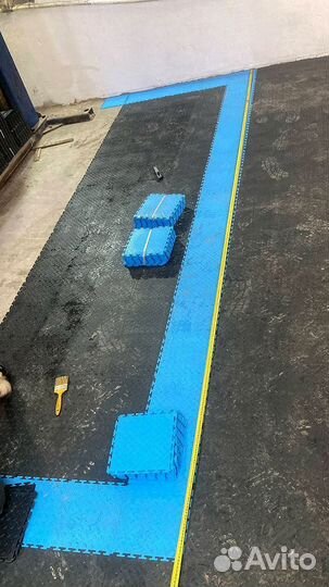 Модульное покрытие для автомойки