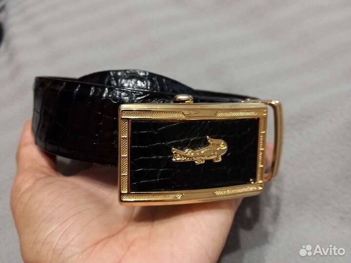 Кожаный ремень мужской