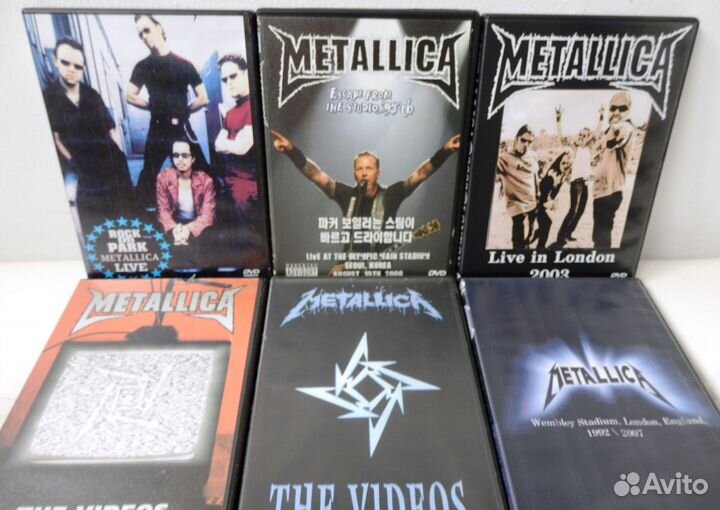 DVD-Music-Seal это Metallica 21 DVD концерты и кли