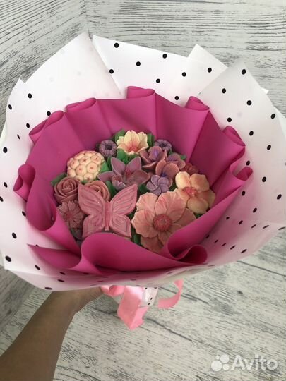 Шоколадный букет цветов, вкусный подарок