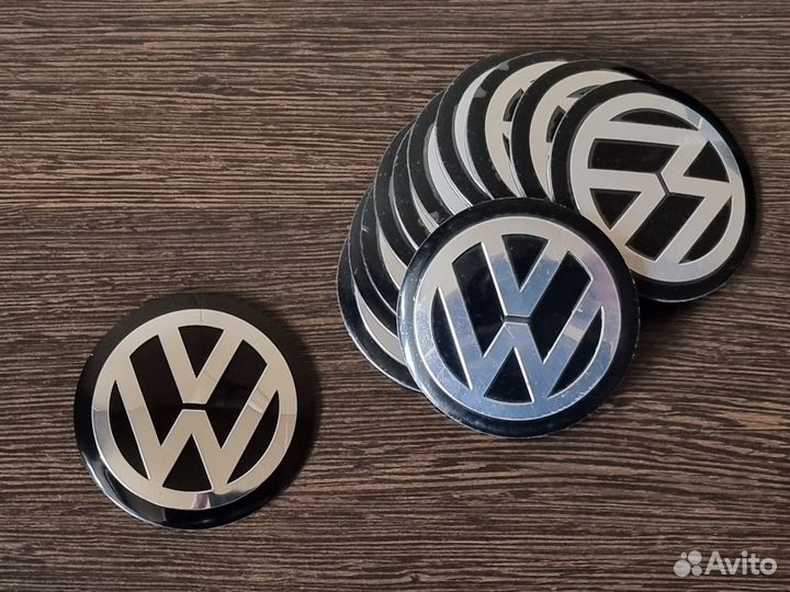 Эмблемы. Наклейки на колпачки дисков Volkswagen