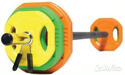 Штанга для аэробики profi-FIT 20090, обрезиненные