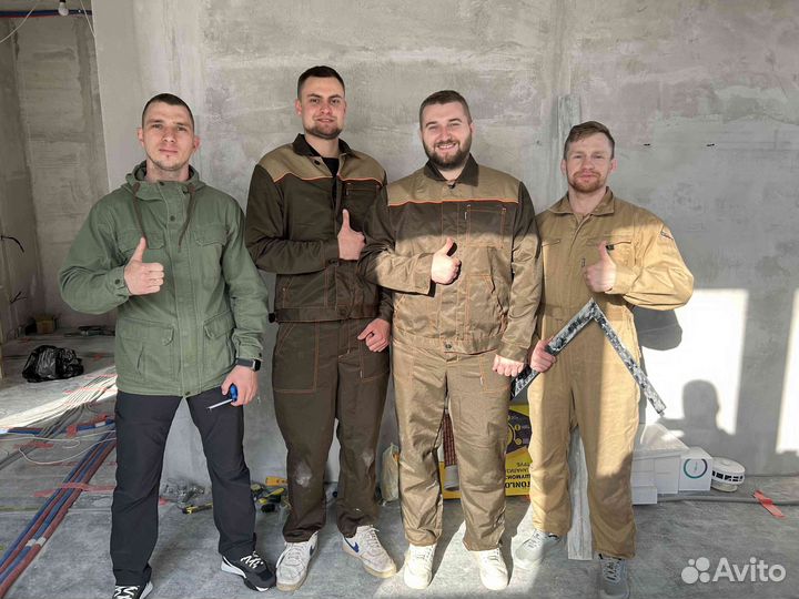 Ремонт квартир под ключ, оплата по факту