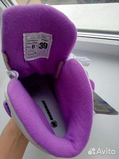 Коньки новые женские Nordway Adele 39 разм