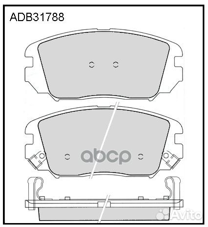 Колодки торм. hyundai civic viii 09.05 - 02.12