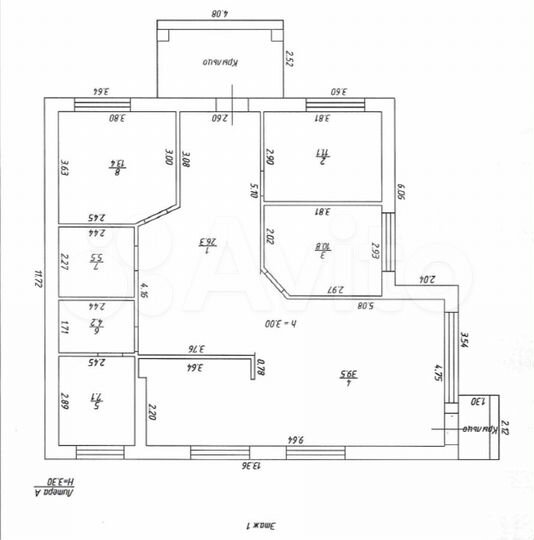 Коттедж 130 м² на участке 8 сот.