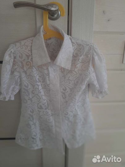 Блузка для школы рост 128