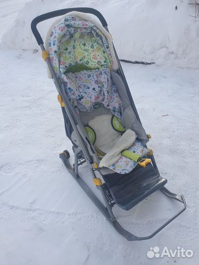 Санки коляска ника кидс