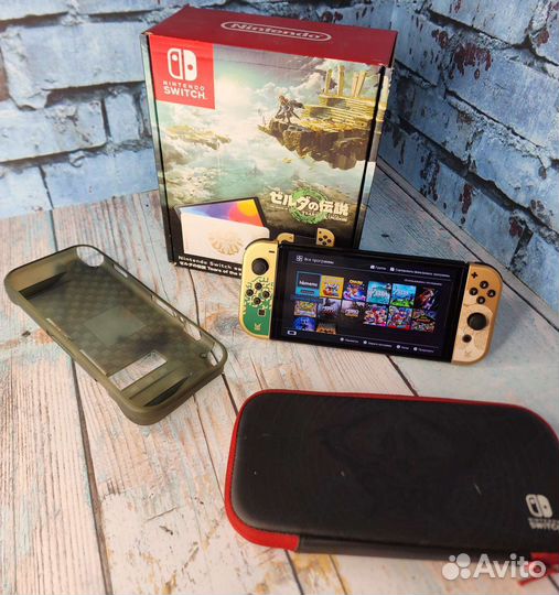 Nintendo switch oled zelda edition новая гарантия