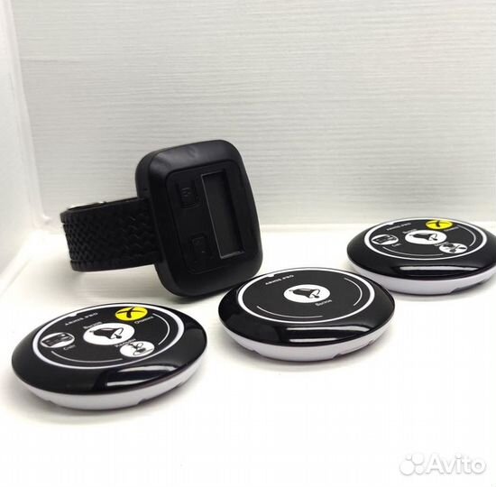 Кнопка вызова официанта, персонала с часами Эконом