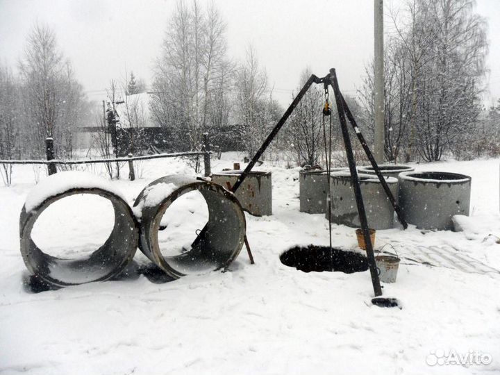 Копка колодцев,чистка ремонт, (круглый год)