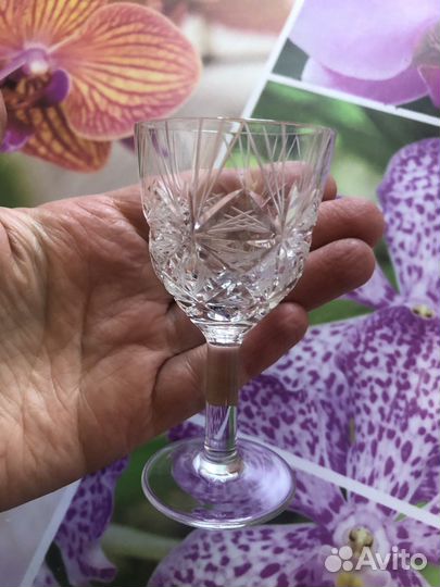 Хрусталь сервиз бокалы фужеры рюмки салатницы СССР