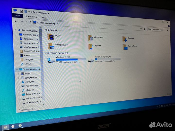 Ноутбук acer