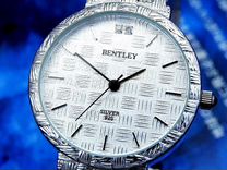 Часы Швейцарские серебро 925 пробы Bentley