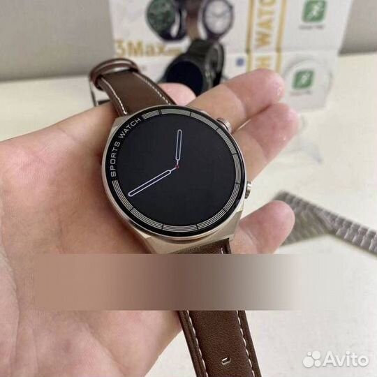 Смарт часы DT 3 Max круглые