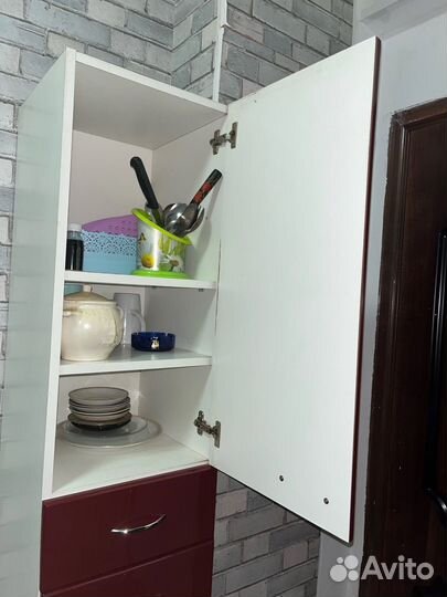 Шкаф пенал для ванной бу с корзиной