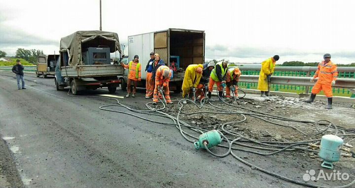 Аренда компрессора с отбойными молотками