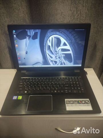 Ноутбук Acer 17.3 Видеокарта 2 GB Geforce 940 mx